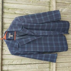 Blue Plaid Blazer
